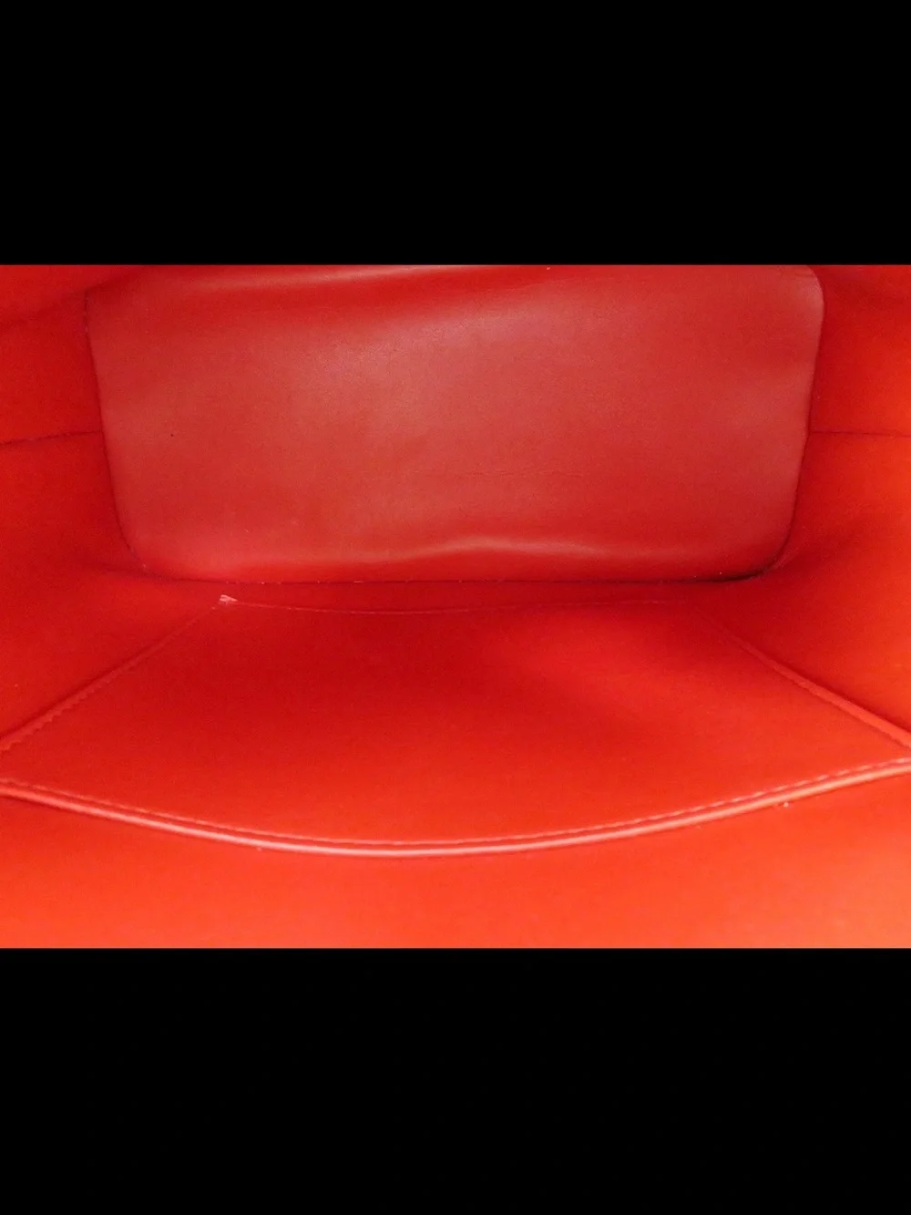 Louis Vuitton Red Patent Tote with Tan Handles